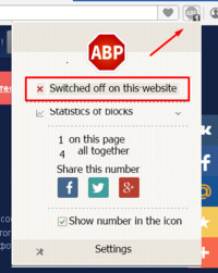 AdBlock Plus kikapcsolása a moviemakeronline.com oldalon Chrome-ban és Operában
